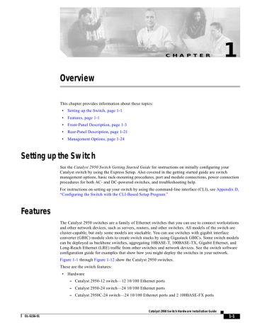 Cisco 2950SX 48 SI - Catalyst Switch Installation guide | Manualzz Cisco 2950SX 48 SI - Catalyst Switch Installation guide | Manualzz