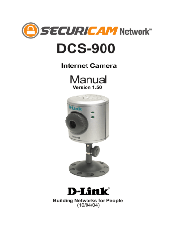 D-Link SECURICAM Network DCS-900 manual | Manualzz