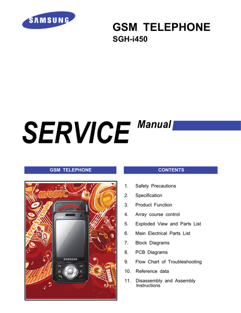 Samsung SGH-i450 Service manual Samsung SGH-i450 Service manual