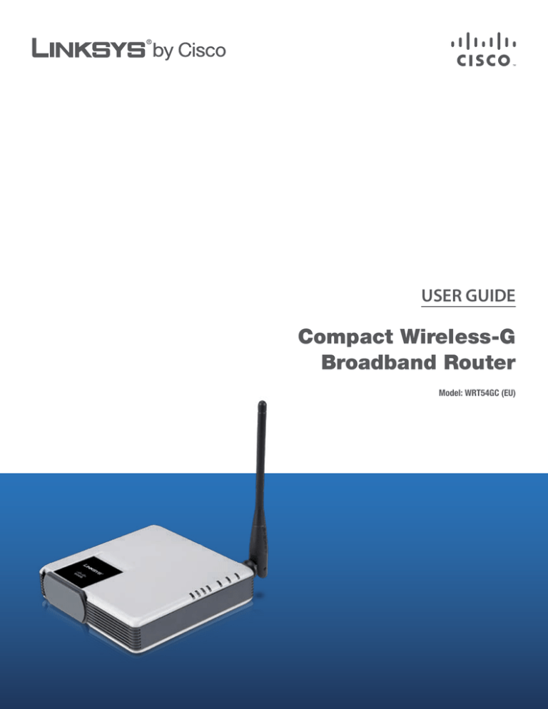 Cisco WRT54GC User guide Cisco WRT54GC User guide