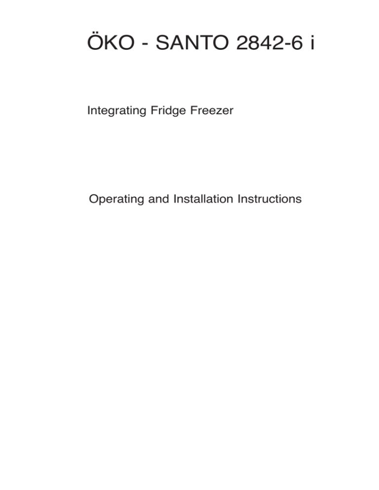 AEG 2842-6 I Operating instructions AEG 2842-6 I Operating instructions