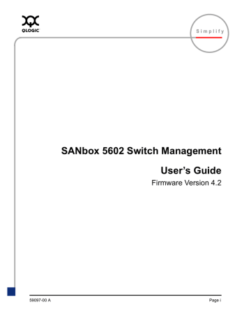 Section 5 Managing Ports . Qlogic SANbox 5602 | Manualzz Section 5 Managing Ports . Qlogic SANbox 5602 | Manualzz