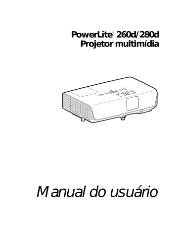 Epson | Manual do usuárion PowerLite 260d/280d | Manualzz