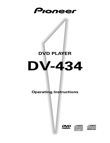 Pioneer DV434 DVD Player Operating instructions | Manualzz Pioneer DV434 DVD Player Operating instructions | Manualzz
