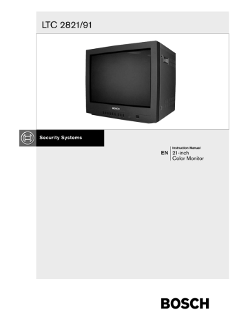 Bosch LTC2821/91 Instruction manual Bosch LTC2821/91 Instruction manual
