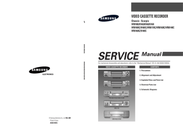 Samsung VR5140C Service manual Samsung VR5140C Service manual
