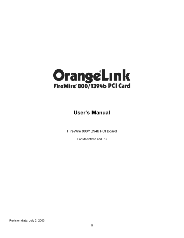 User`s Manual User`s Manual