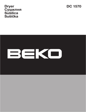 Beko DC 1570 User manual | Manualzz