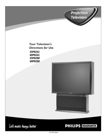 Philips 55P8241 Setup guide Philips 55P8241 Setup guide
