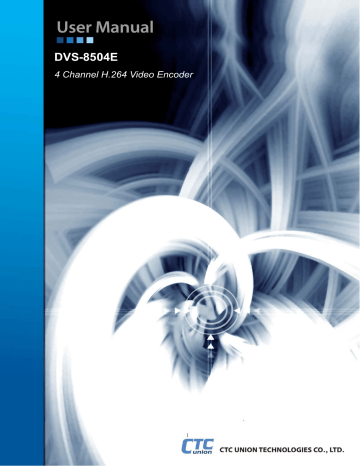 CTC Union DVS-8504E User manual CTC Union DVS-8504E User manual