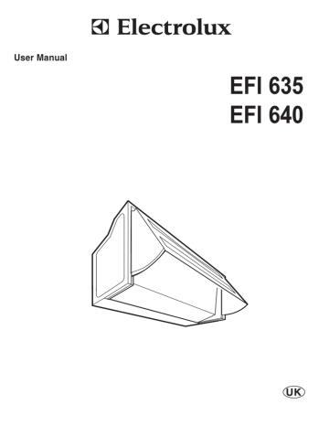 Electrolux EFI 640 User manual Electrolux EFI 640 User manual