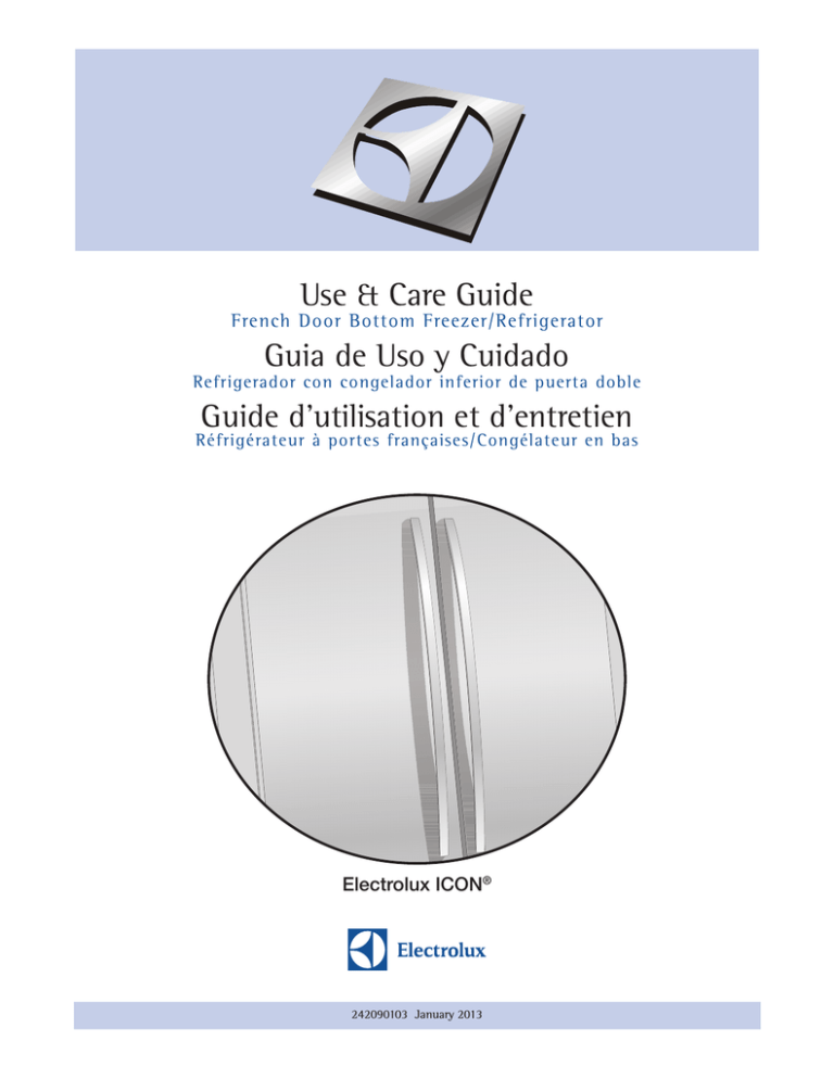 Electrolux 242090103 Use & care guide Electrolux 242090103 Use & care guide