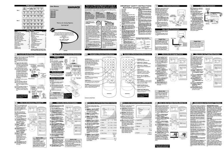 Philips 13MT143S User manual Philips 13MT143S User manual