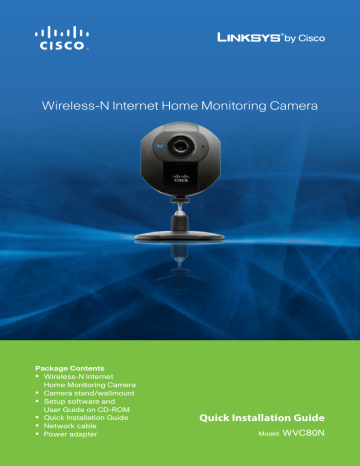 Cisco | User manual | WVC80N Wireless-N Internet Home Monitoring Camera | Manualzz