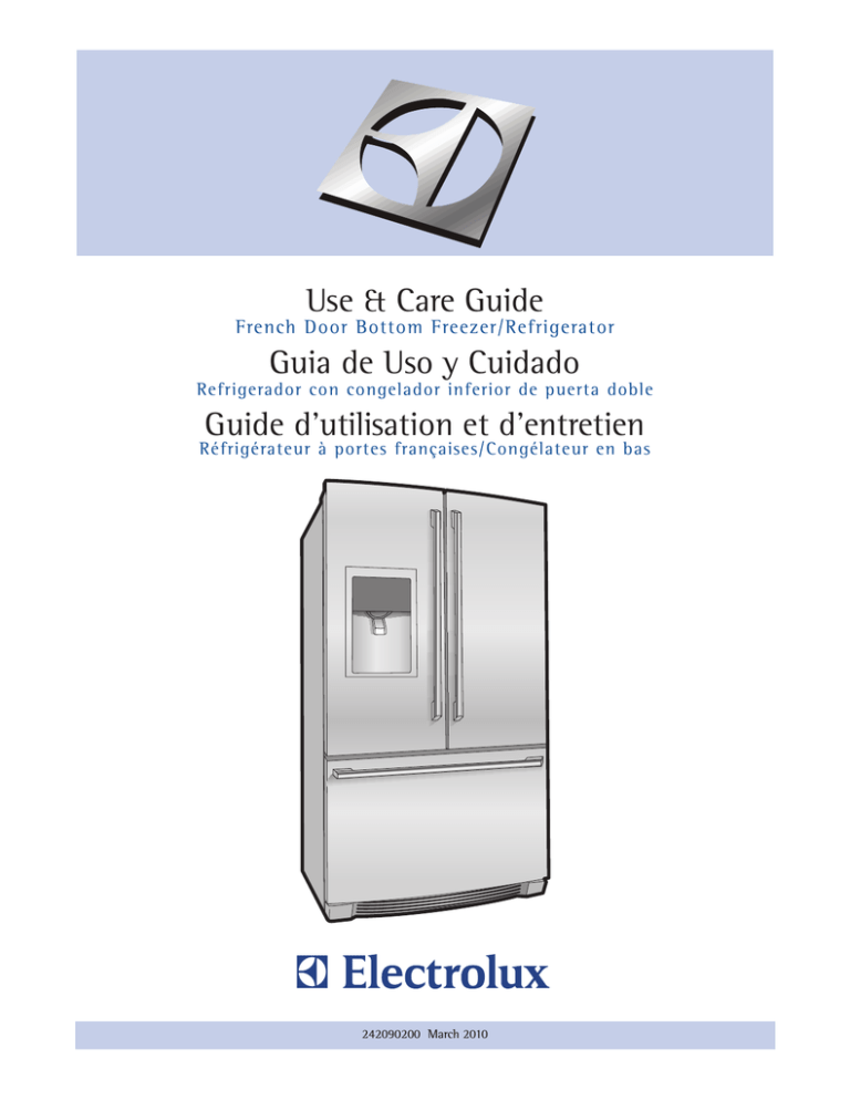 Electrolux EI27BS26JB Use & care guide Electrolux EI27BS26JB Use & care guide