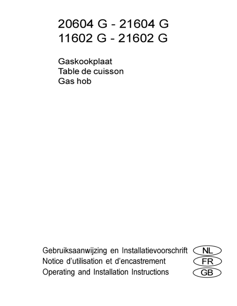 AEG 21604 G Technical data AEG 21604 G Technical data