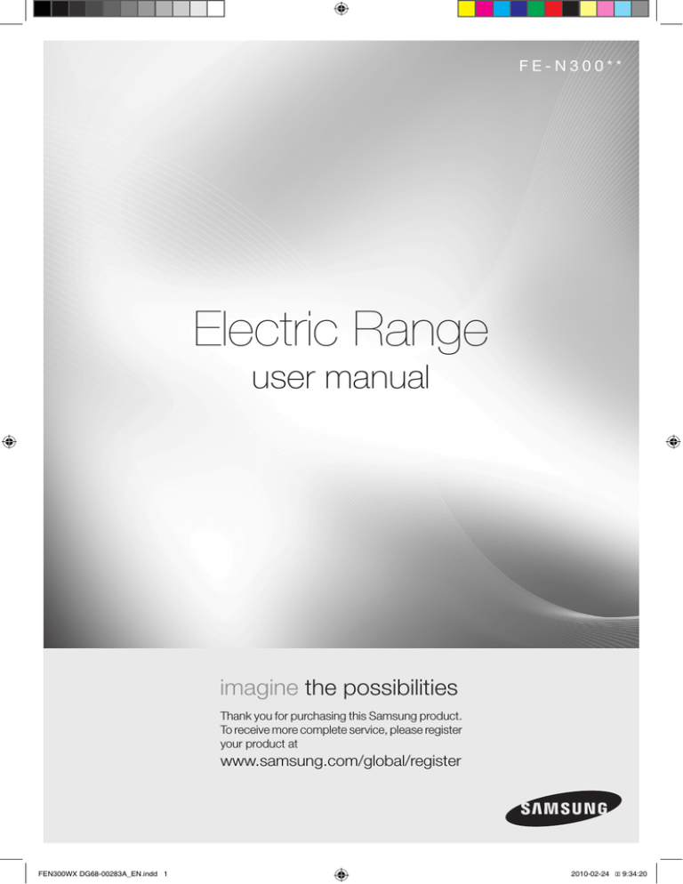 Samsung FE-N300WX User manual Samsung FE-N300WX User manual