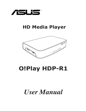 Asus HDP-R1 User manual | Manualzz