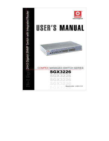 Compex Systems SGX3226 User manual | Manualzz