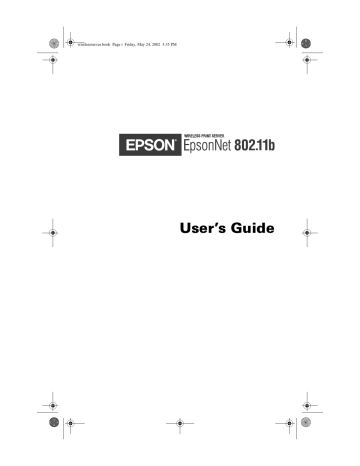 Epson C12C800WN User manual | Manualzz