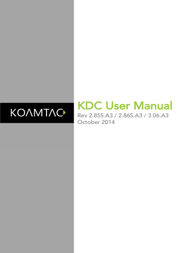 Argantix KDC 400-25 User manual Argantix KDC 400-25 User manual