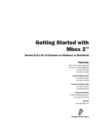 Macintosh Configuration. Avid Mbox 2 6.8.1, Mbox 2 | Manualzz Macintosh Configuration. Avid Mbox 2 6.8.1, Mbox 2 | Manualzz