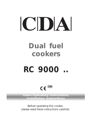 CDA RC 9000 User manual | Manualzz
