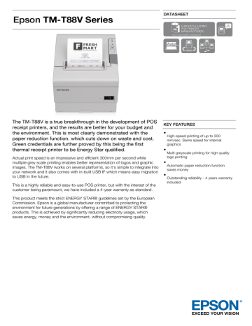 UB-E02 | User manual | Epson TM-T88V Series datasheet | Manualzz