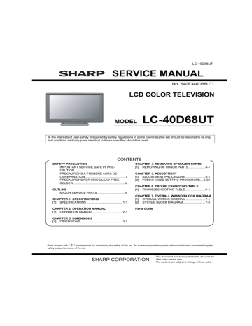 protech HDM-900WD Service manual | Manualzz