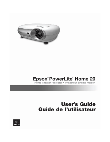 Epson PowerLite Home 20 Operating And Maintenance Instructions | Manualzz