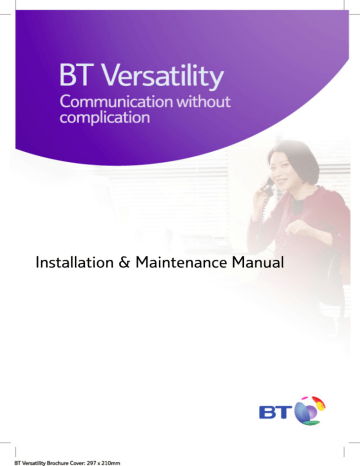 BT ISDN Owner`s manual BT ISDN Owner`s manual