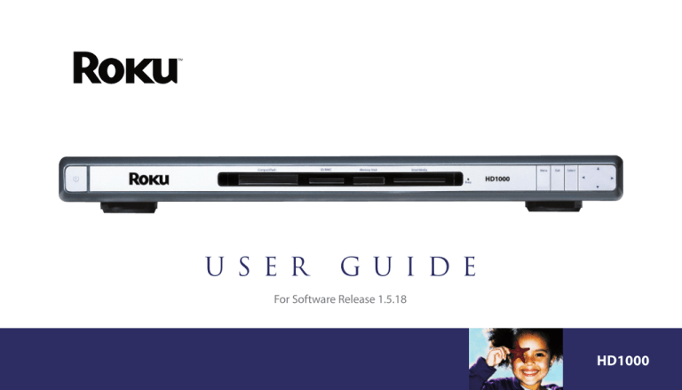 Roku HD Specifications Roku HD Specifications