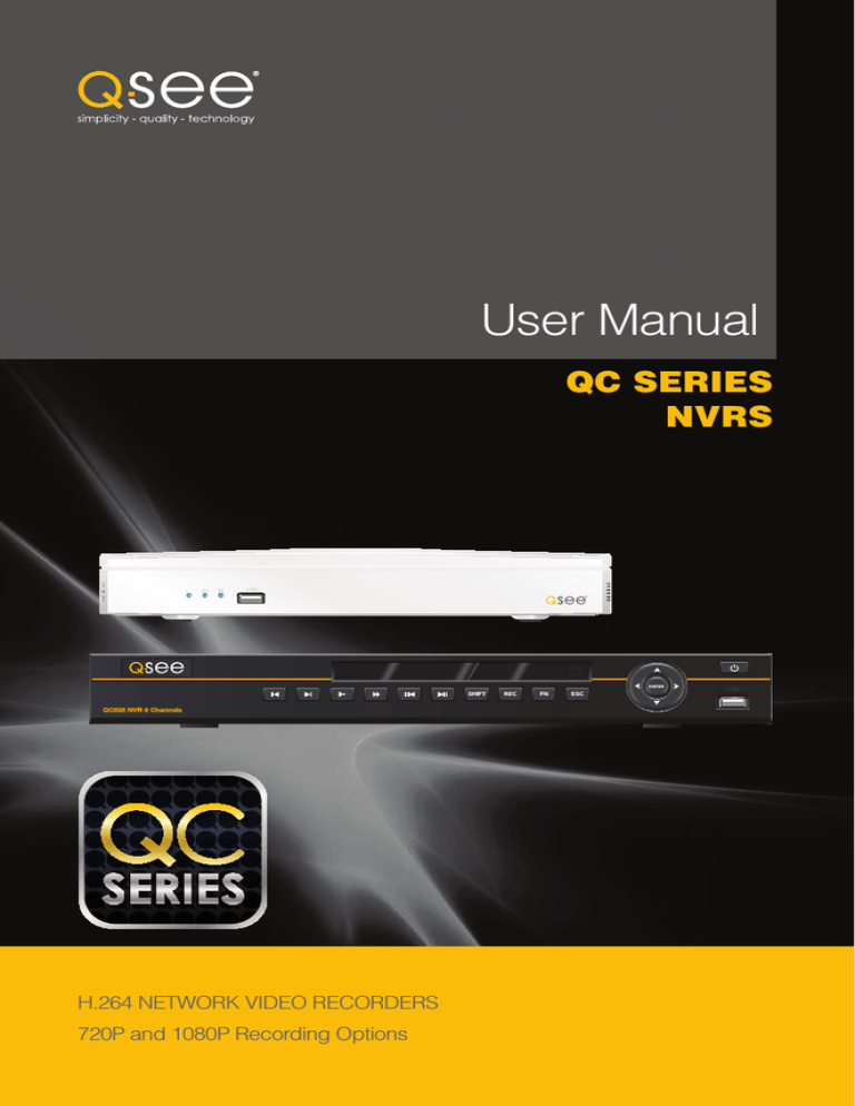 Q-See QC804 User manual Q-See QC804 User manual
