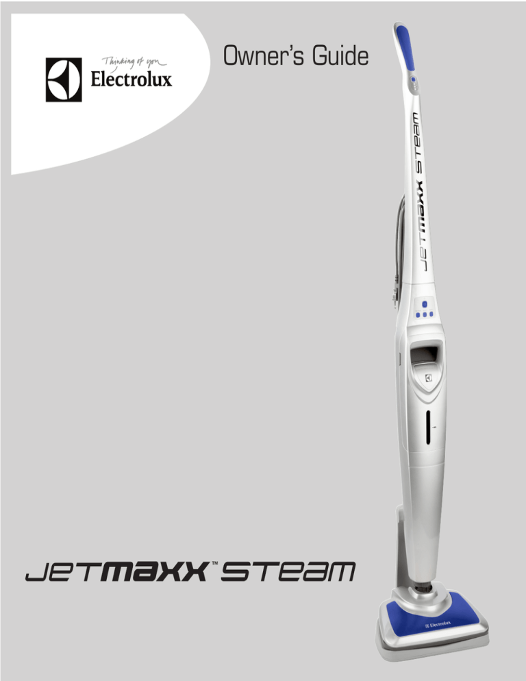 Electrolux JETMAXX Steam Instruction manual Electrolux JETMAXX Steam Instruction manual