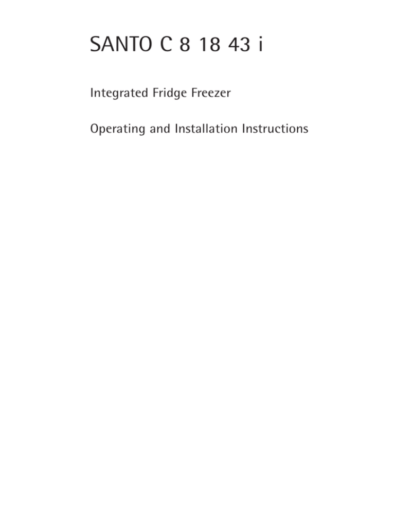 AEG C 8 18 43 i Operating instructions AEG C 8 18 43 i Operating instructions