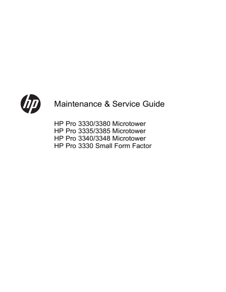 HP Pro 3348 Specifications HP Pro 3348 Specifications