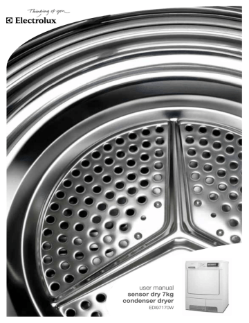 Zanussi Clothes Dryer User manual Zanussi Clothes Dryer User manual