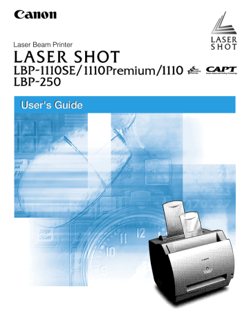 Canon LBP-250 Printer User`s guide | Manualzz