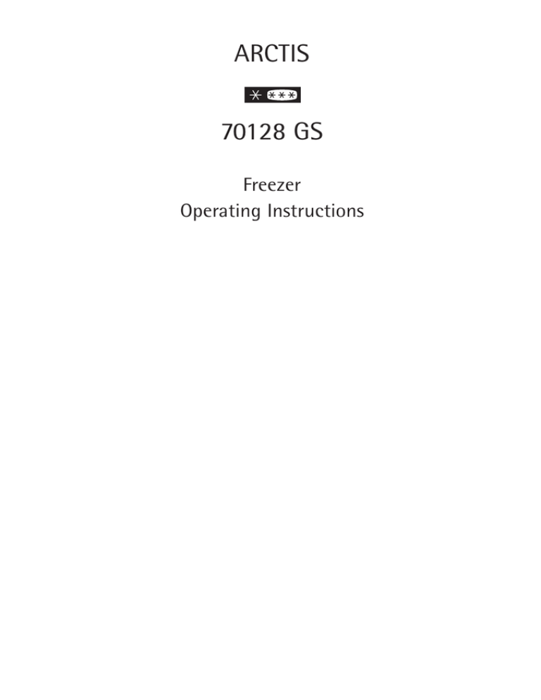 Electrolux 70128 GS Operating instructions Electrolux 70128 GS Operating instructions