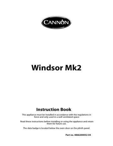 Cannon 4466200011-02 Instruction book | Manualzz