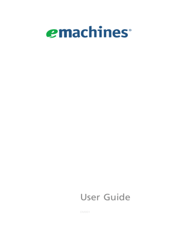eMachines EM001 User guide | Manualzz