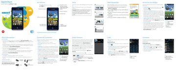 Motorola Atrix HD AT&T Quick Start | Manualzz Motorola Atrix HD AT&T Quick Start | Manualzz