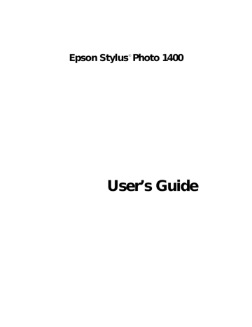 Index. Epson Stylus Photo 1400, 1400 - Stylus Photo Color Inkjet Printer | Manualzz