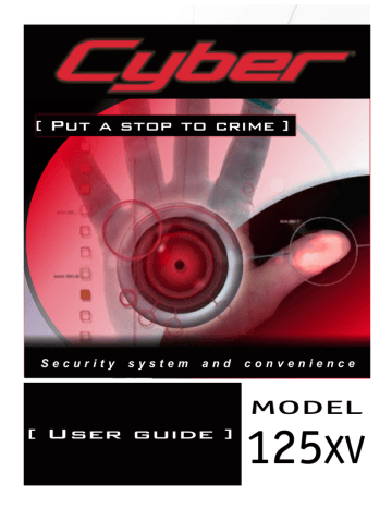 Directed Electronics Cyber 125xv User guide | Manualzz