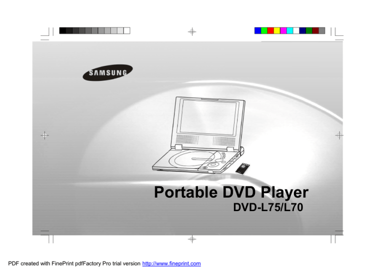 Samsung DVD-L75/L70 Operating instructions Samsung DVD-L75/L70 Operating instructions