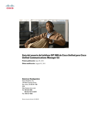 Cisco SIP 3905 El manual del propietario | Manualzz Cisco SIP 3905 El manual del propietario | Manualzz
