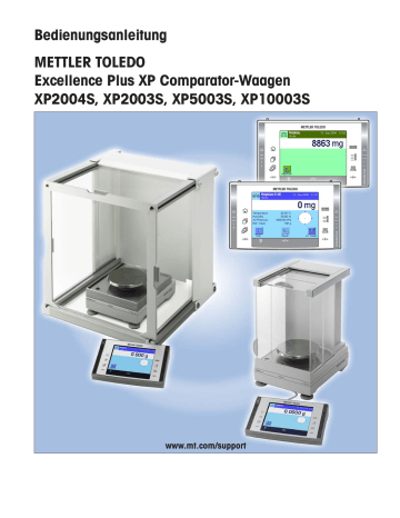 Mettler Toledo | XP2004S | Benutzerhandbuch | Bedienungsanleitung Excellence Plus XP | Manualzz