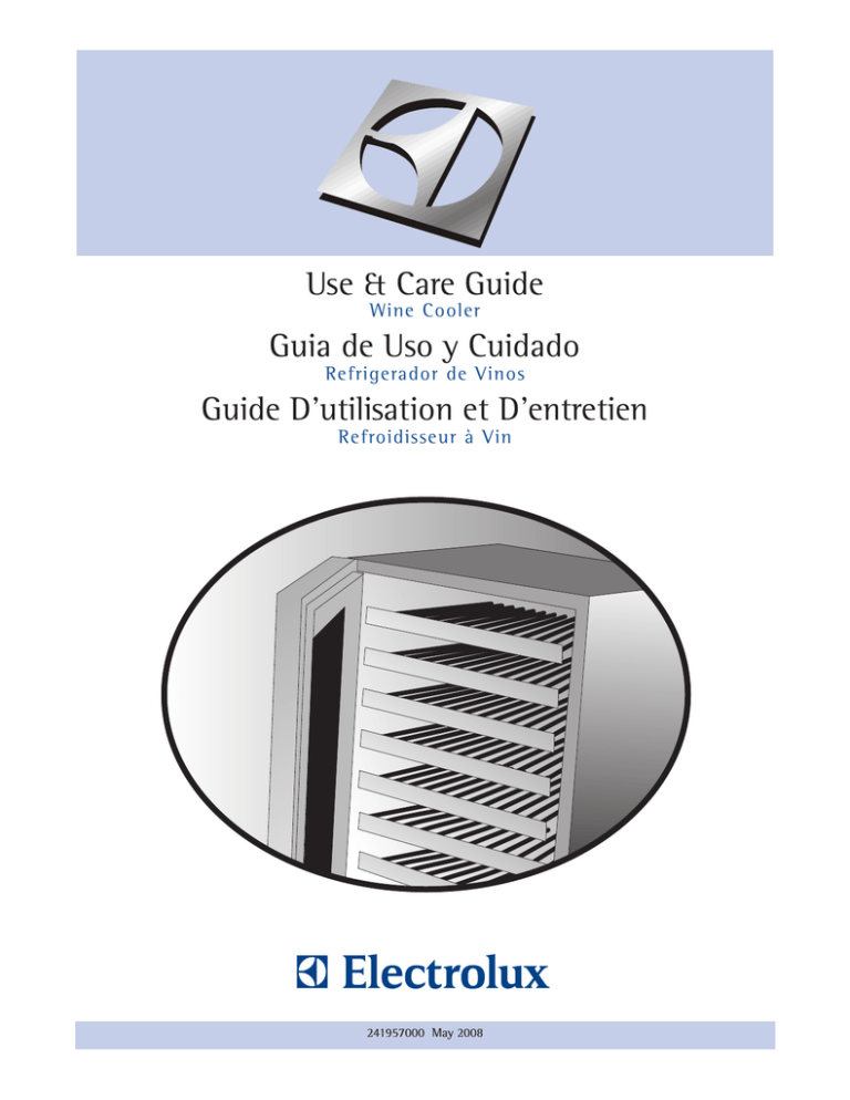 Electrolux 241957000 Use & care guide Electrolux 241957000 Use & care guide