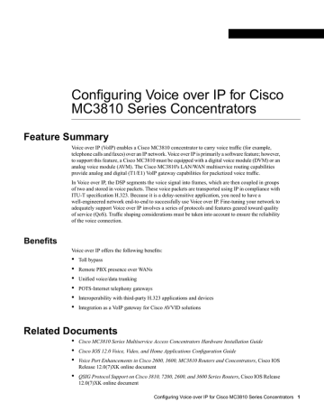 Cisco MC3810 Installation guide | Manualzz Cisco MC3810 Installation guide | Manualzz