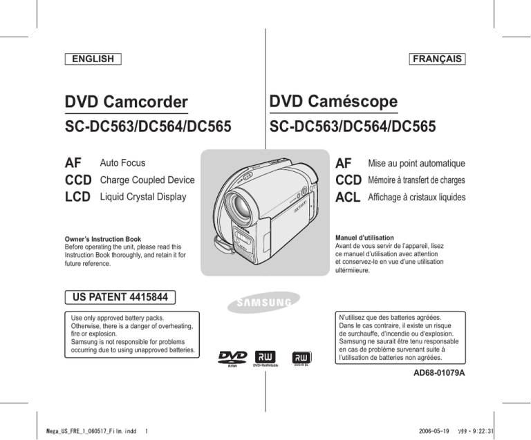 Samsung AD68-05528A Owner`s manual Samsung AD68-05528A Owner`s manual
